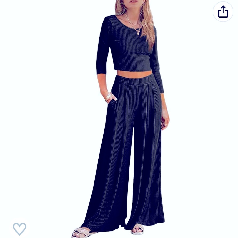 Amazon Black Two Piece Set